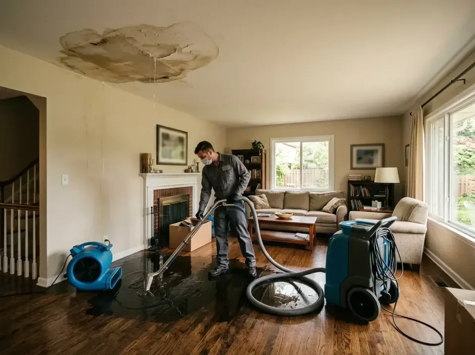 attic-pipe-burst-ceiling-drip-008 — frequently asked questions, Water Damage Restoration & Carpet Care in Esko, MN
